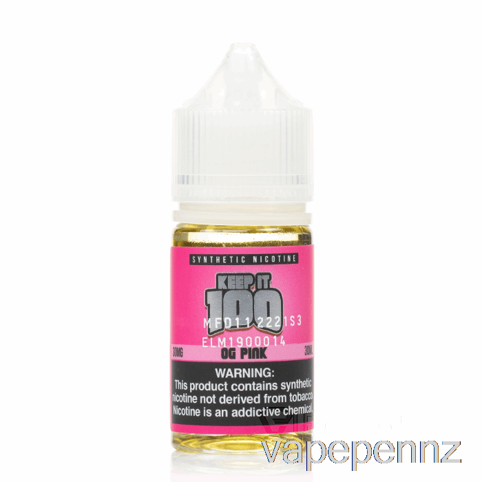 OG Pink Salts - Keep It 100 - 30mL 30mg VAPE NZ
